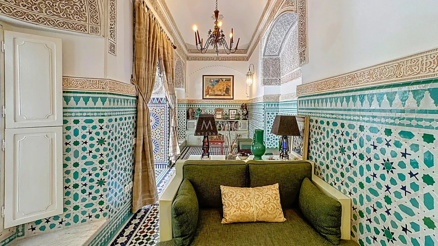 Magnificent authentic riad for sale in marrakech – rediscover moroccan elegance