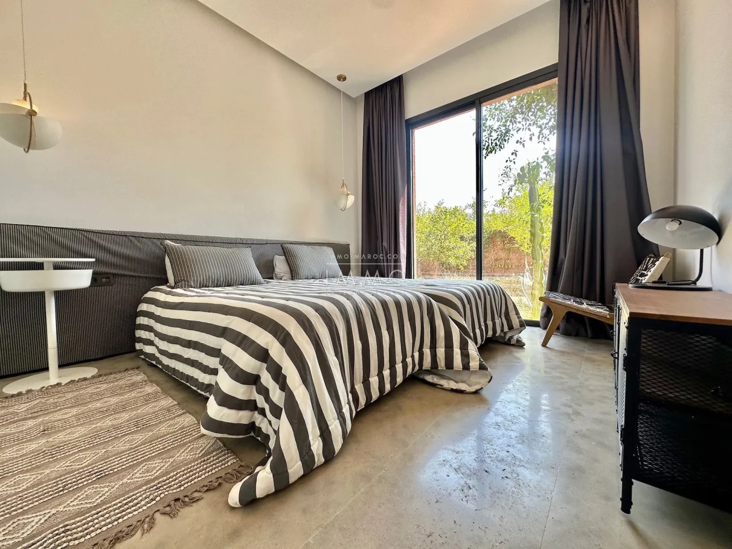 Luxury contemporary villa with infinity pool for sale on the ourika road in marrakech.