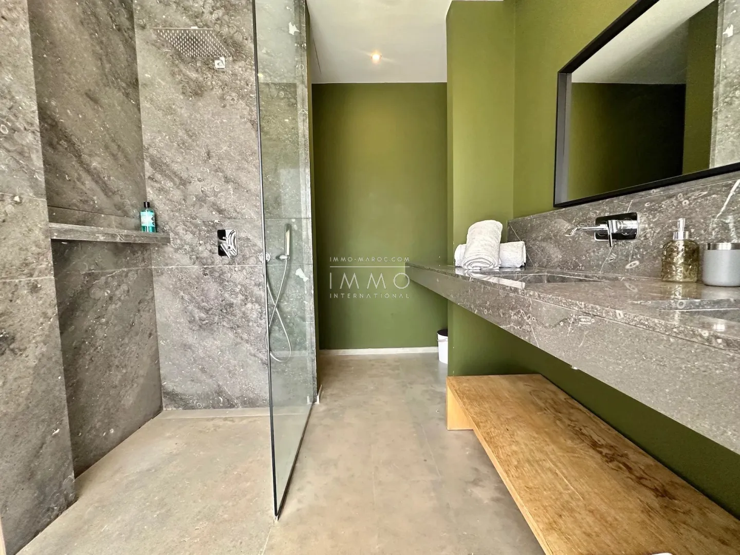 Luxury contemporary villa with infinity pool for sale on the ourika road in marrakech.