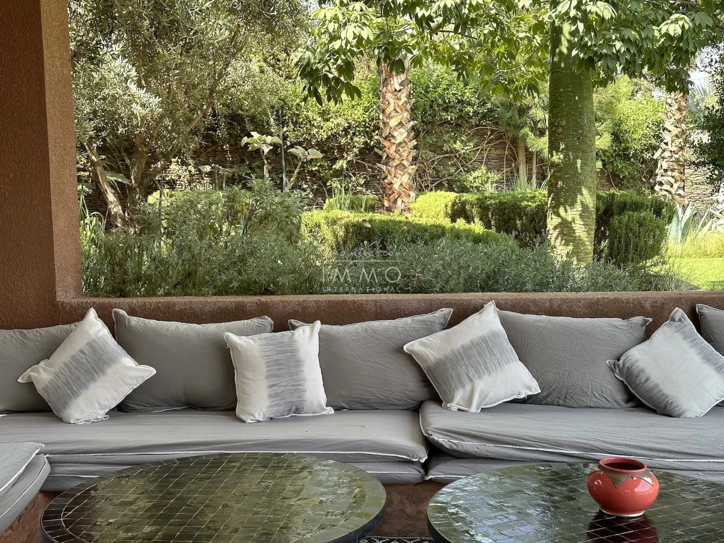 Luxury contemporary villa with infinity pool for sale on the ourika road in marrakech.