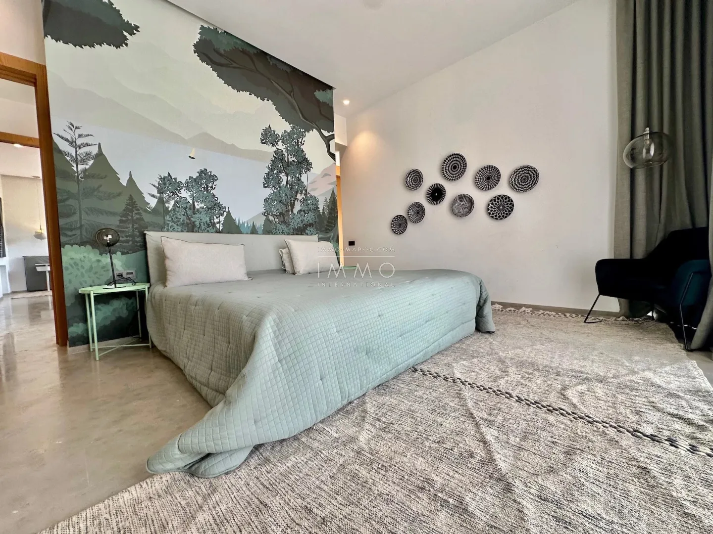 Luxury contemporary villa with infinity pool for sale on the ourika road in marrakech.