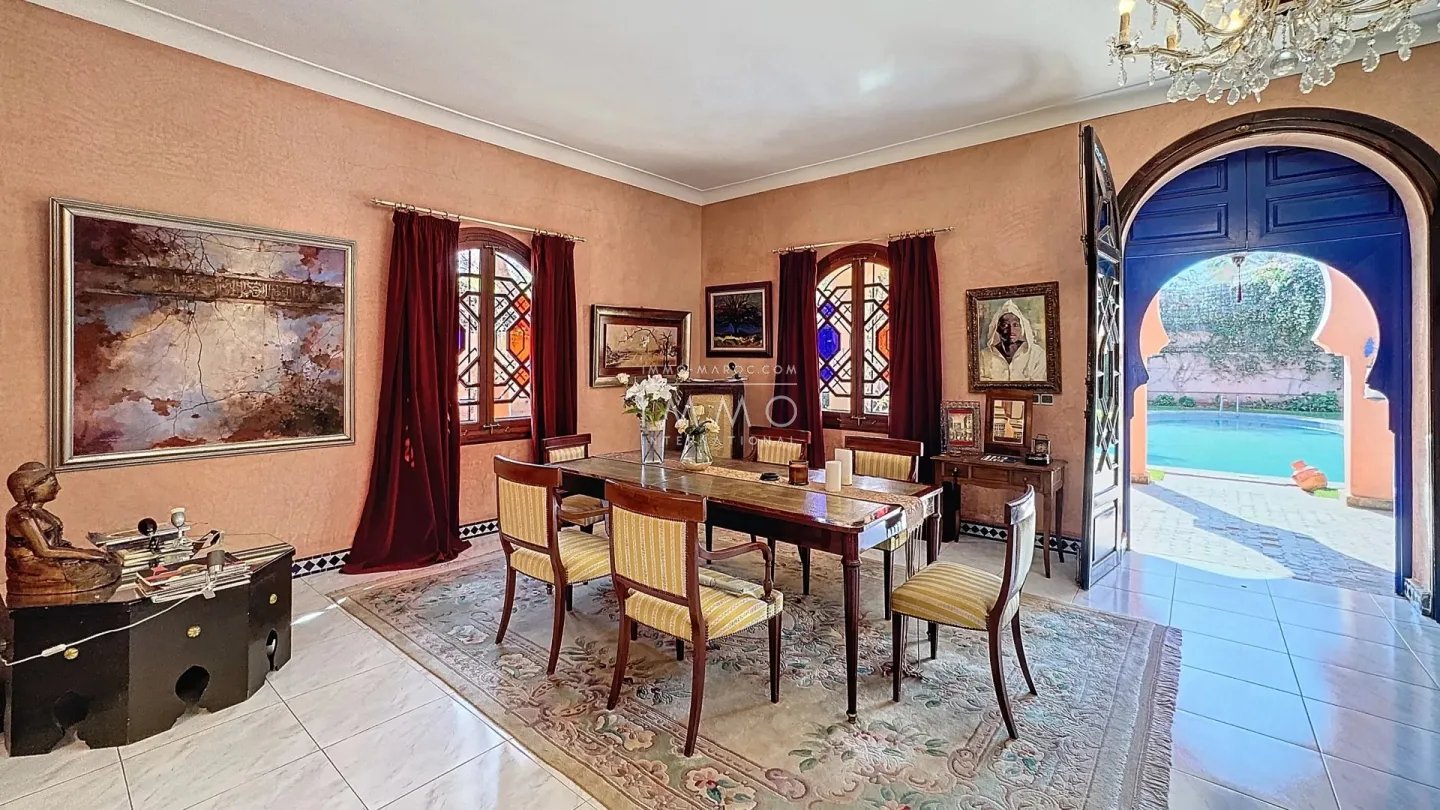 For sale – prestigious riad-style villa in targa, marrakech