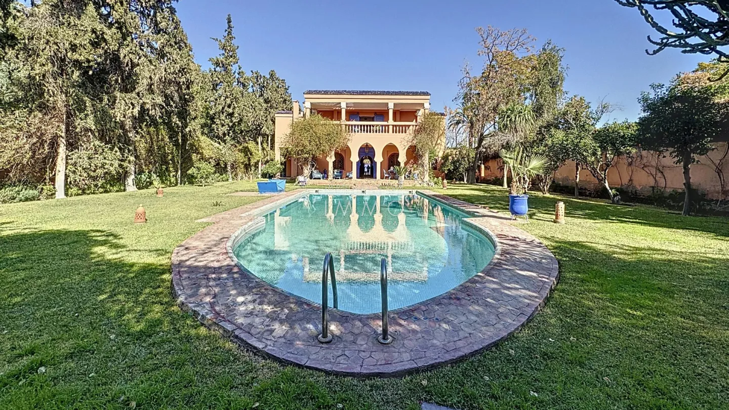 For sale – prestigious riad-style villa in targa, marrakech