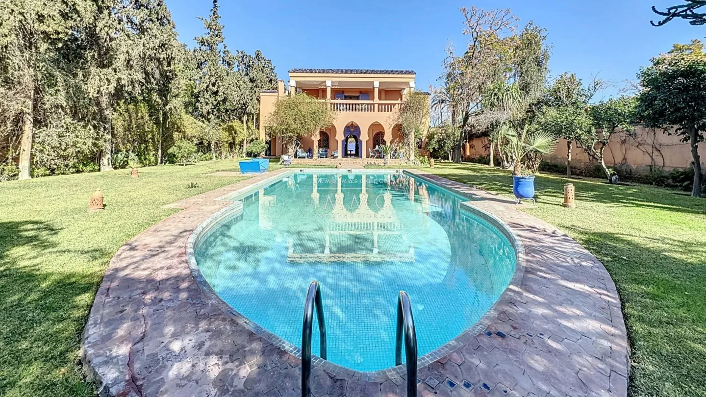 For sale – prestigious riad-style villa in targa, marrakech