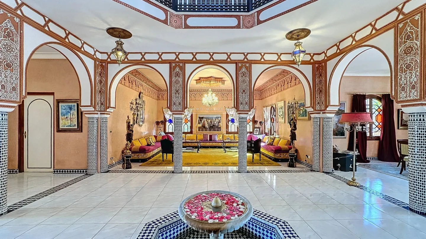 For sale – prestigious riad-style villa in targa, marrakech