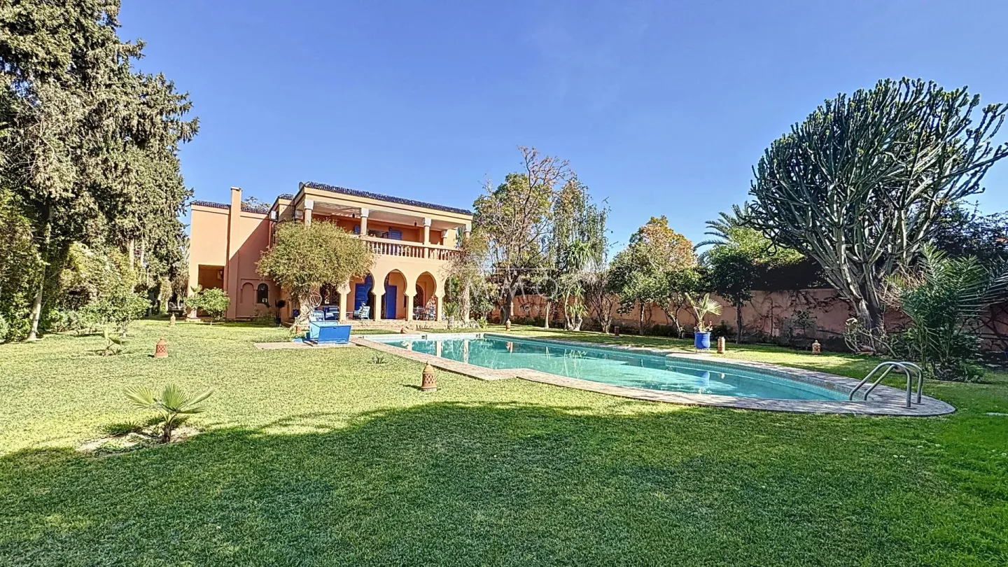 For sale – prestigious riad-style villa in targa, marrakech