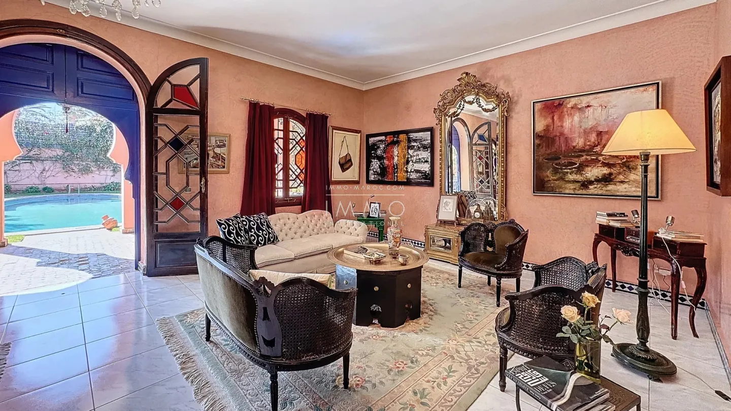 For sale – prestigious riad-style villa in targa, marrakech
