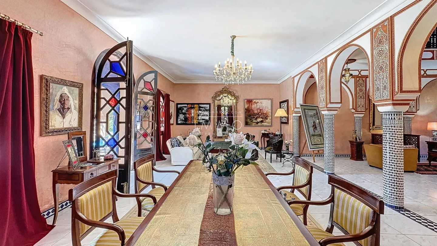 For sale – prestigious riad-style villa in targa, marrakech