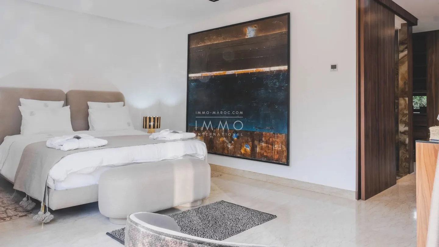 Contemporary villa for sale on the golf course of al maaden, marrakech