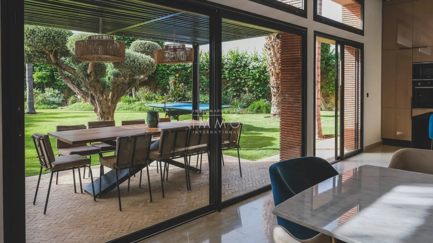 Contemporary villa for sale on the golf course of al maaden, marrakech