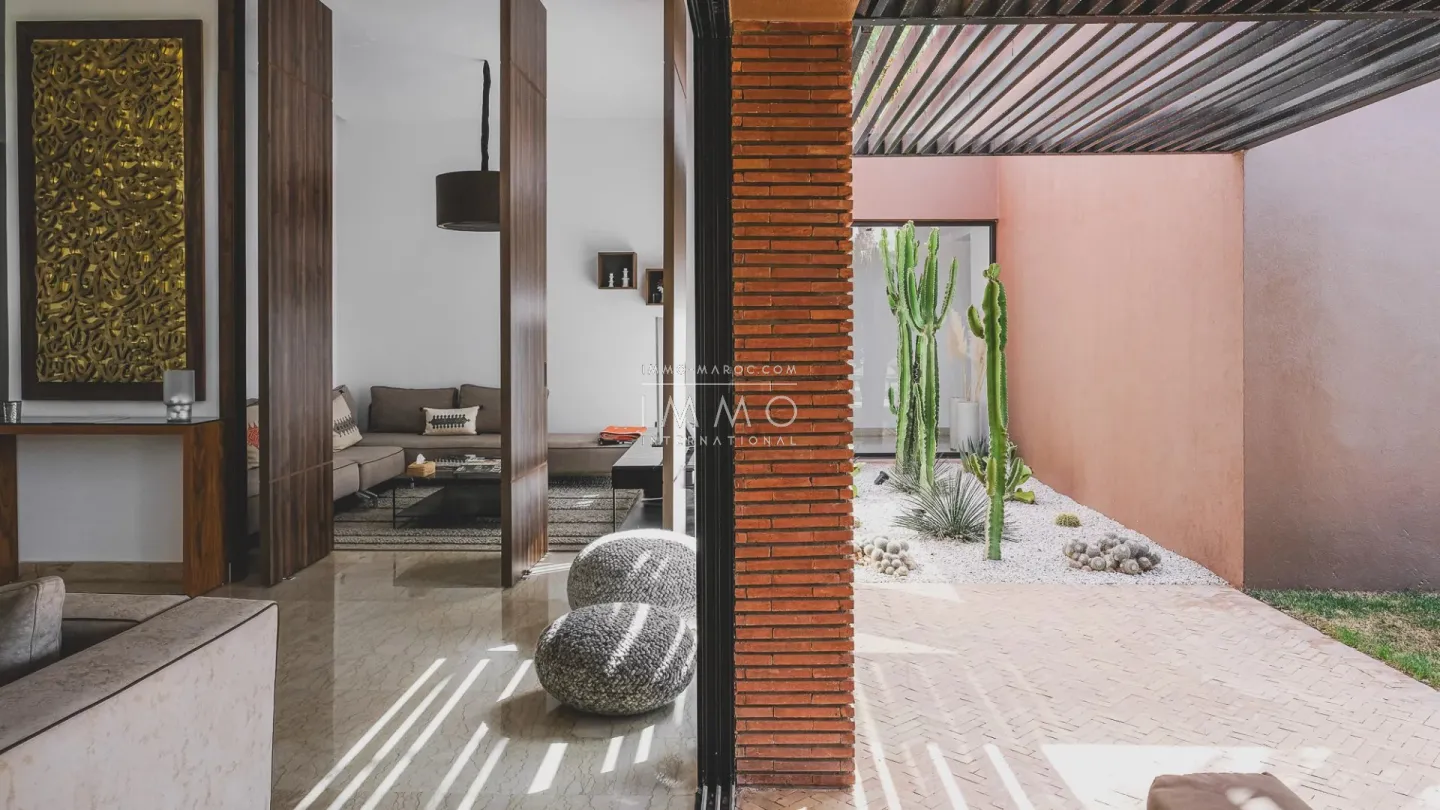 Contemporary villa for sale on the golf course of al maaden, marrakech