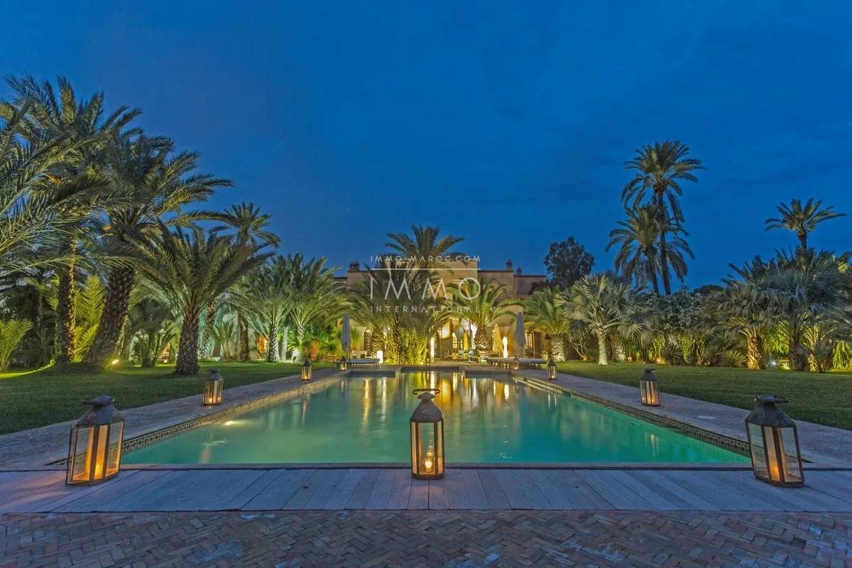 Charming guest house for sale in the heart of the palmeraie bab atlas grove