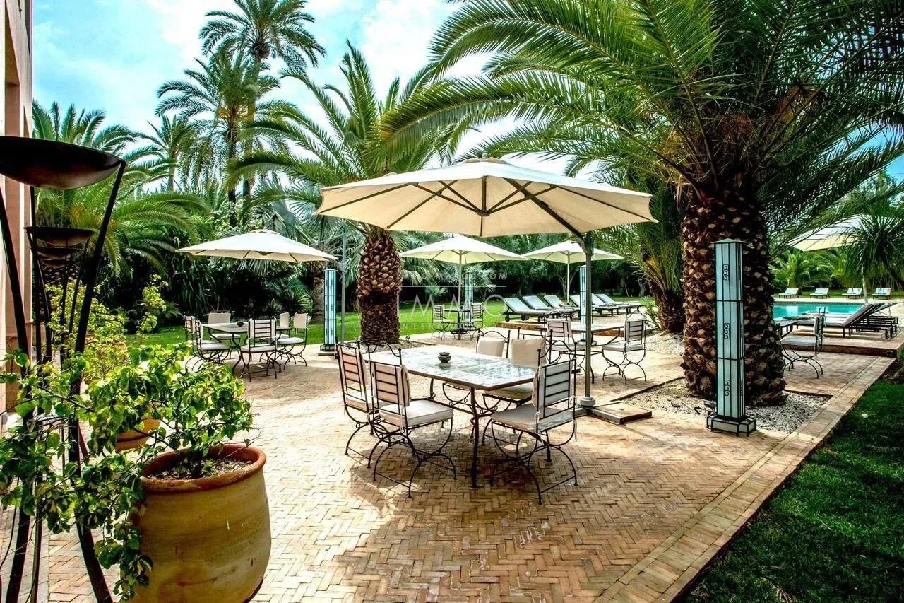 Charming guest house for sale in the heart of the palmeraie bab atlas grove