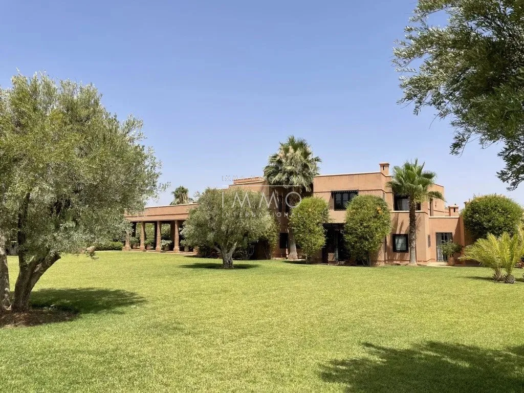 Exceptional property for sale on 3.36 hectares of landscaped land with a panoramic view of the atlas mountains."
