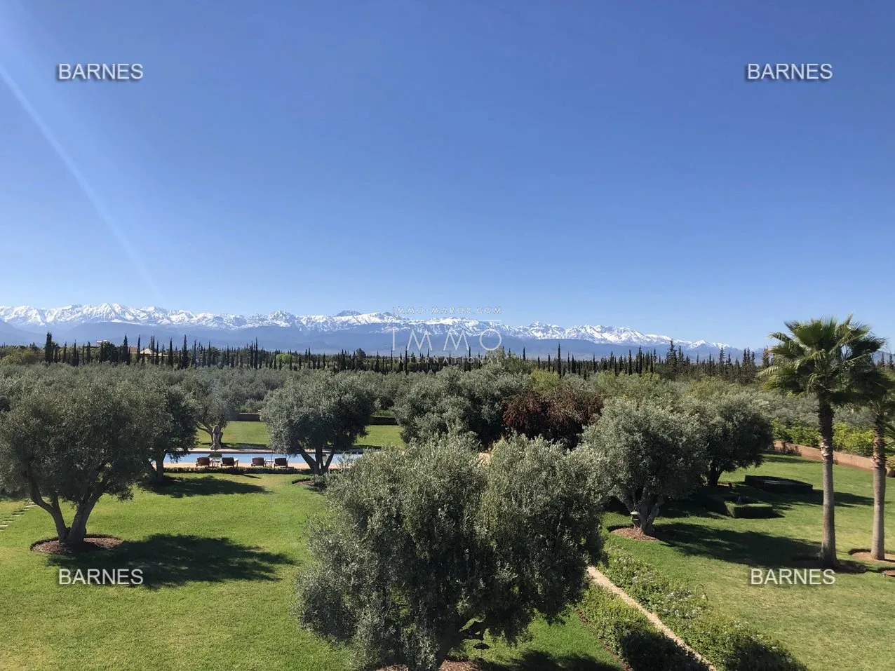 Exceptional property for sale on 3.36 hectares of landscaped land with a panoramic view of the atlas mountains."
