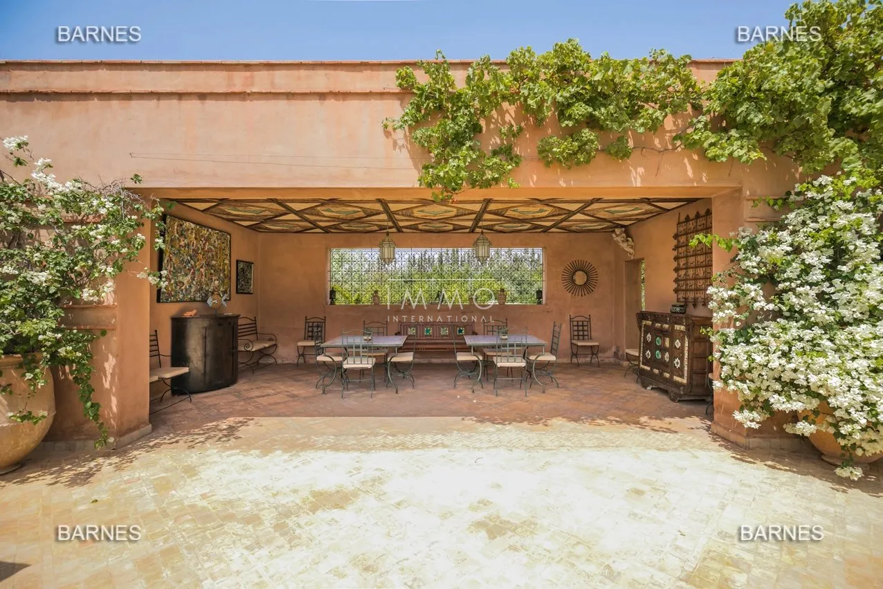 Exceptional property for sale on 3.36 hectares of landscaped land with a panoramic view of the atlas mountains."