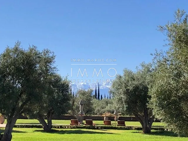 Exceptional property for sale on 3.36 hectares of landscaped land with a panoramic view of the atlas mountains."
