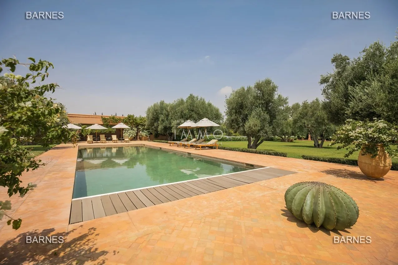 Exceptional property for sale on 3.36 hectares of landscaped land with a panoramic view of the atlas mountains."