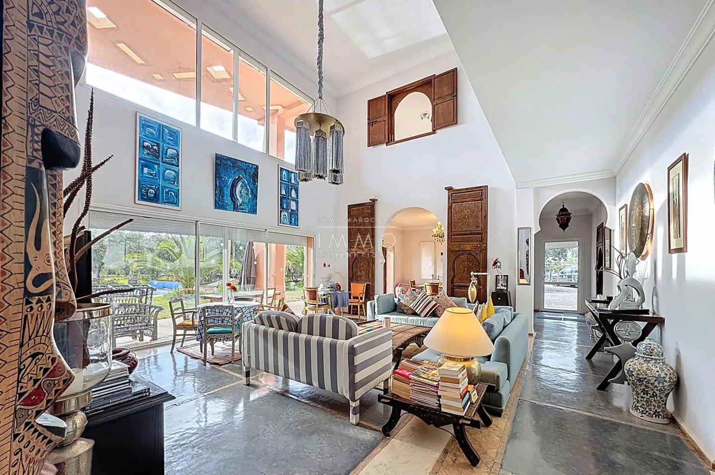 Superb country villa overlooking the atlas mountains - 35 minutes from town