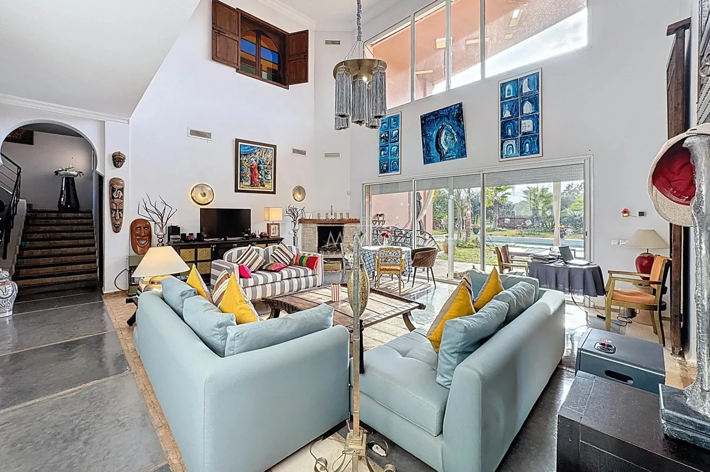 Superb country villa overlooking the atlas mountains - 35 minutes from town