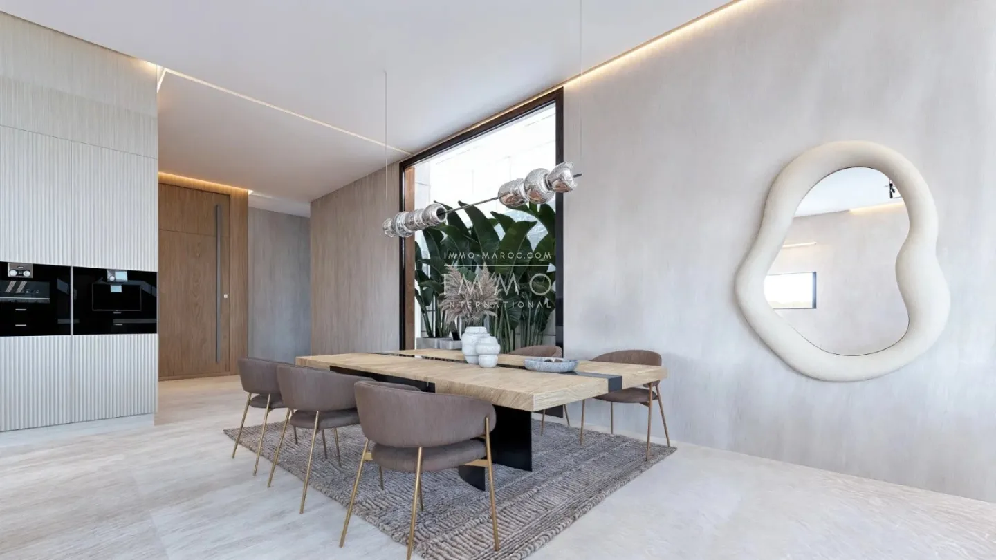 Contemporary villa under construction