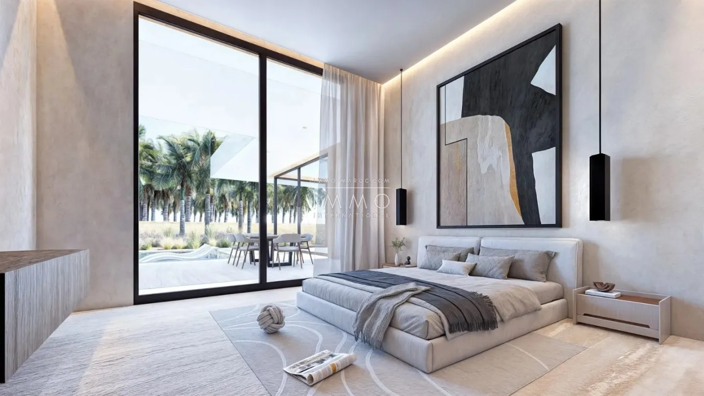 Contemporary villa under construction