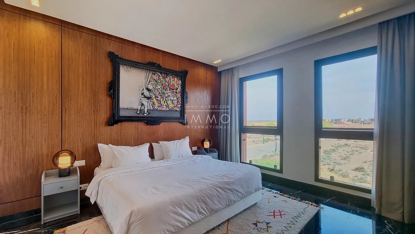 Impressive contemporary villa for sale on golf amelkis marrakech