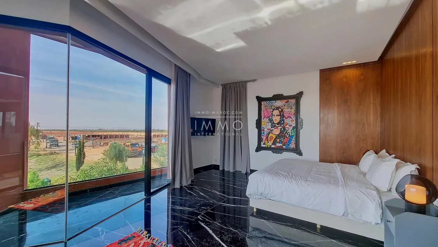 Impressive contemporary villa for sale on golf amelkis marrakech