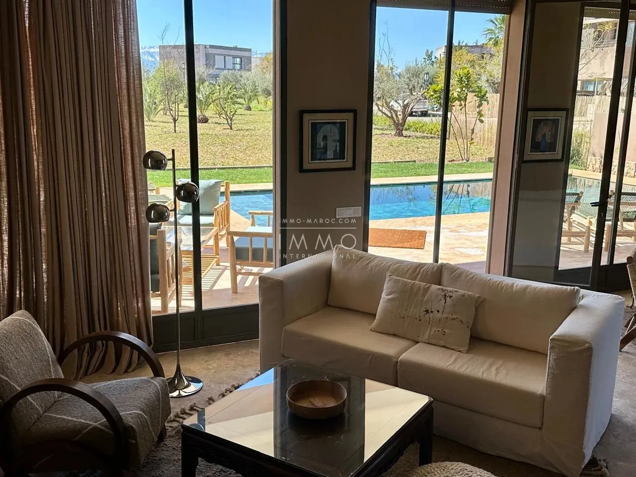 Long-term rental, warm furnished villa, amelkis golf