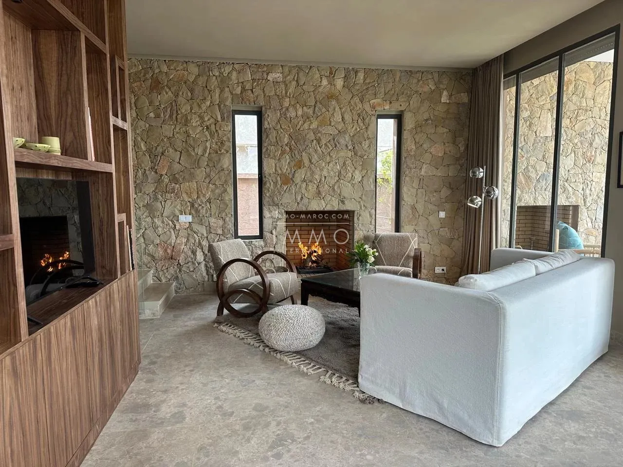 Long-term rental, warm furnished villa, amelkis golf