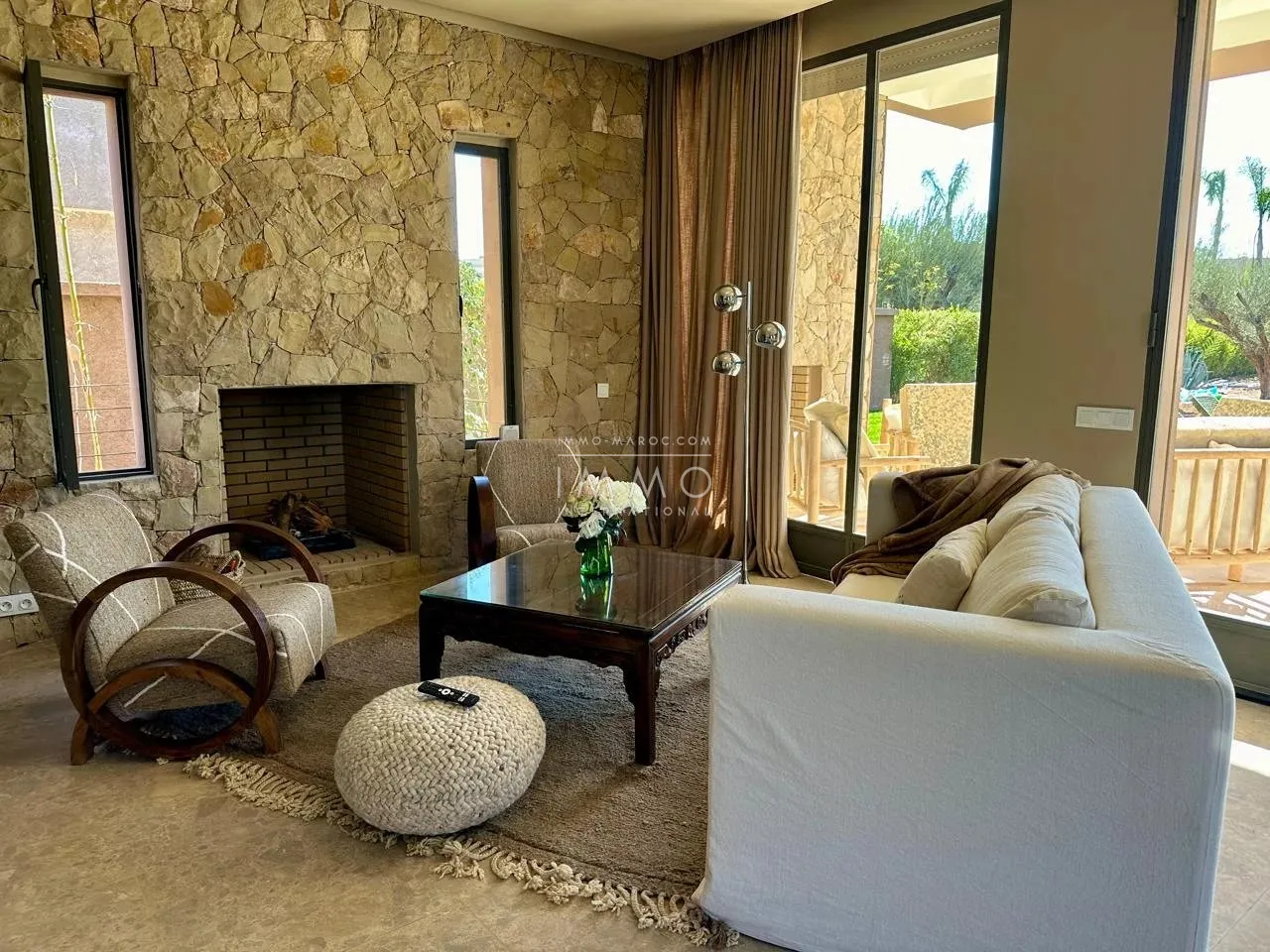Long-term rental, warm furnished villa, amelkis golf