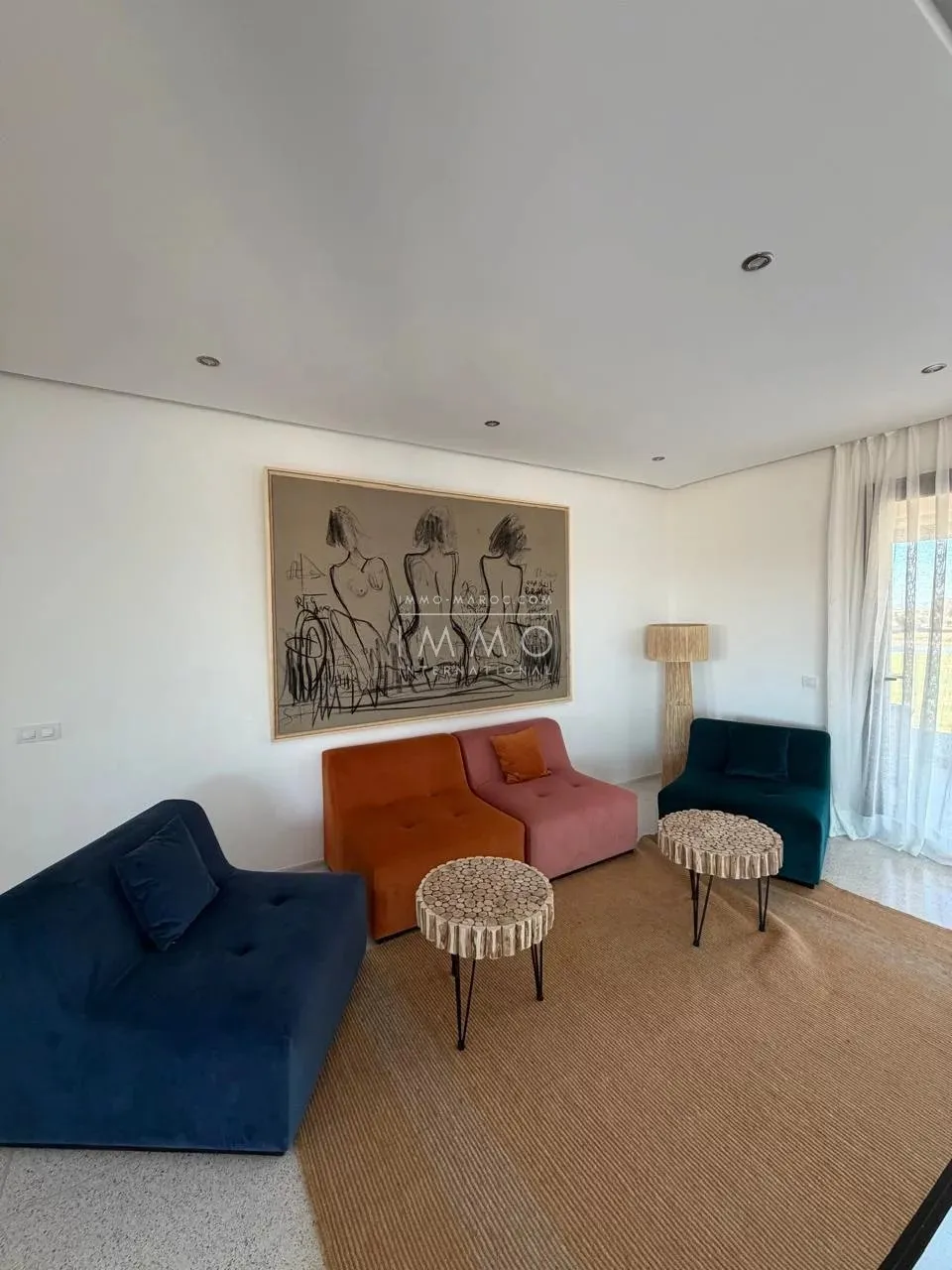 Long-term rental: exceptional villa at golf amelkis - marrakech