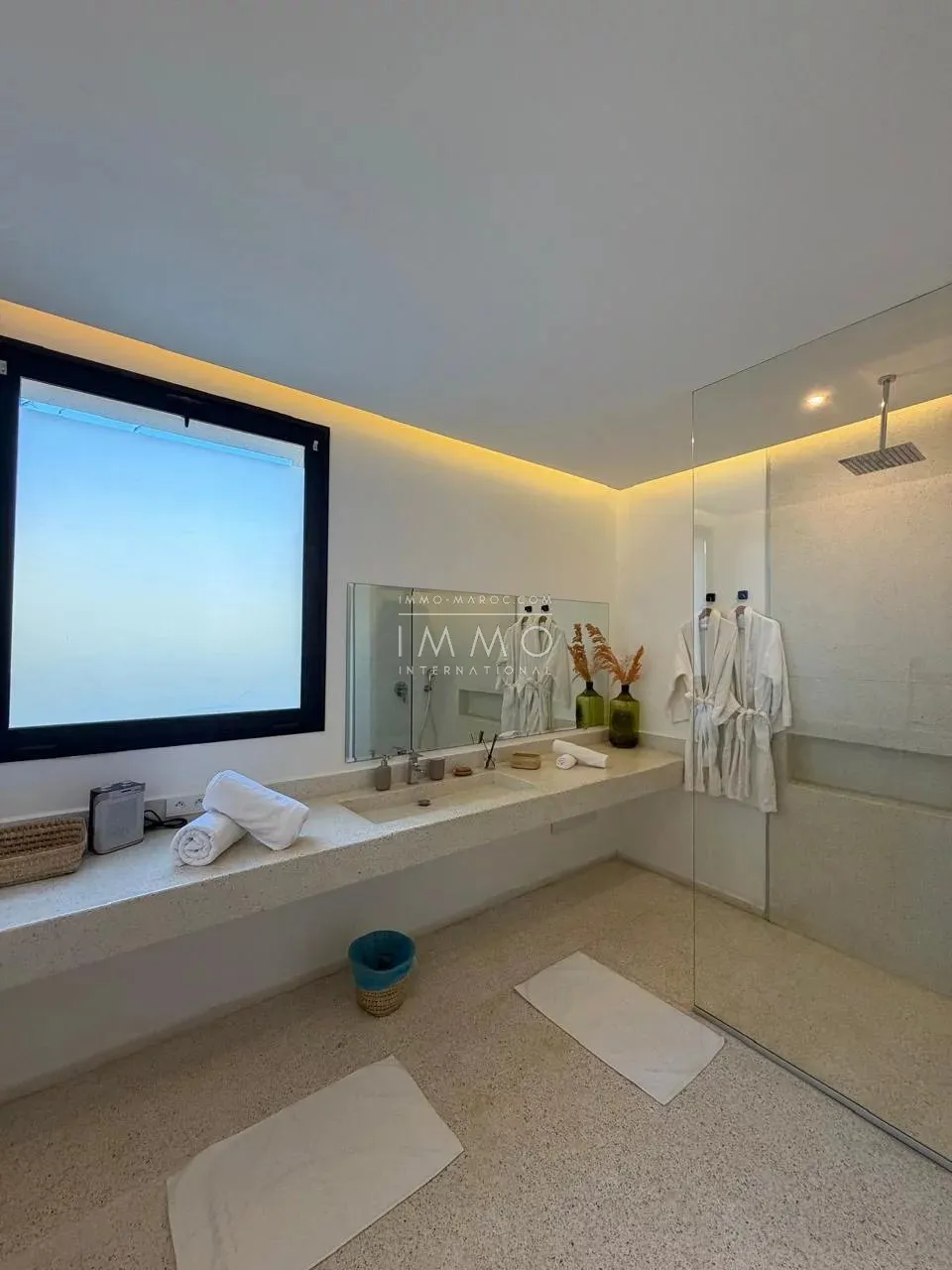 Long-term rental: exceptional villa at golf amelkis - marrakech