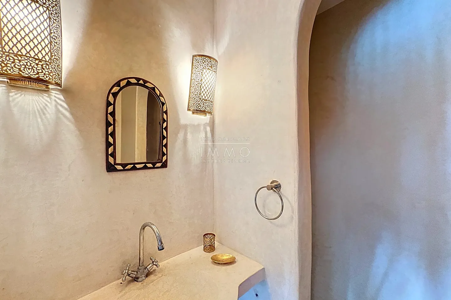 Exceptional riad in marrakech - medina sidi ben slimane, swimming pool, 4 suites, terrace overlooking the atlas mountains