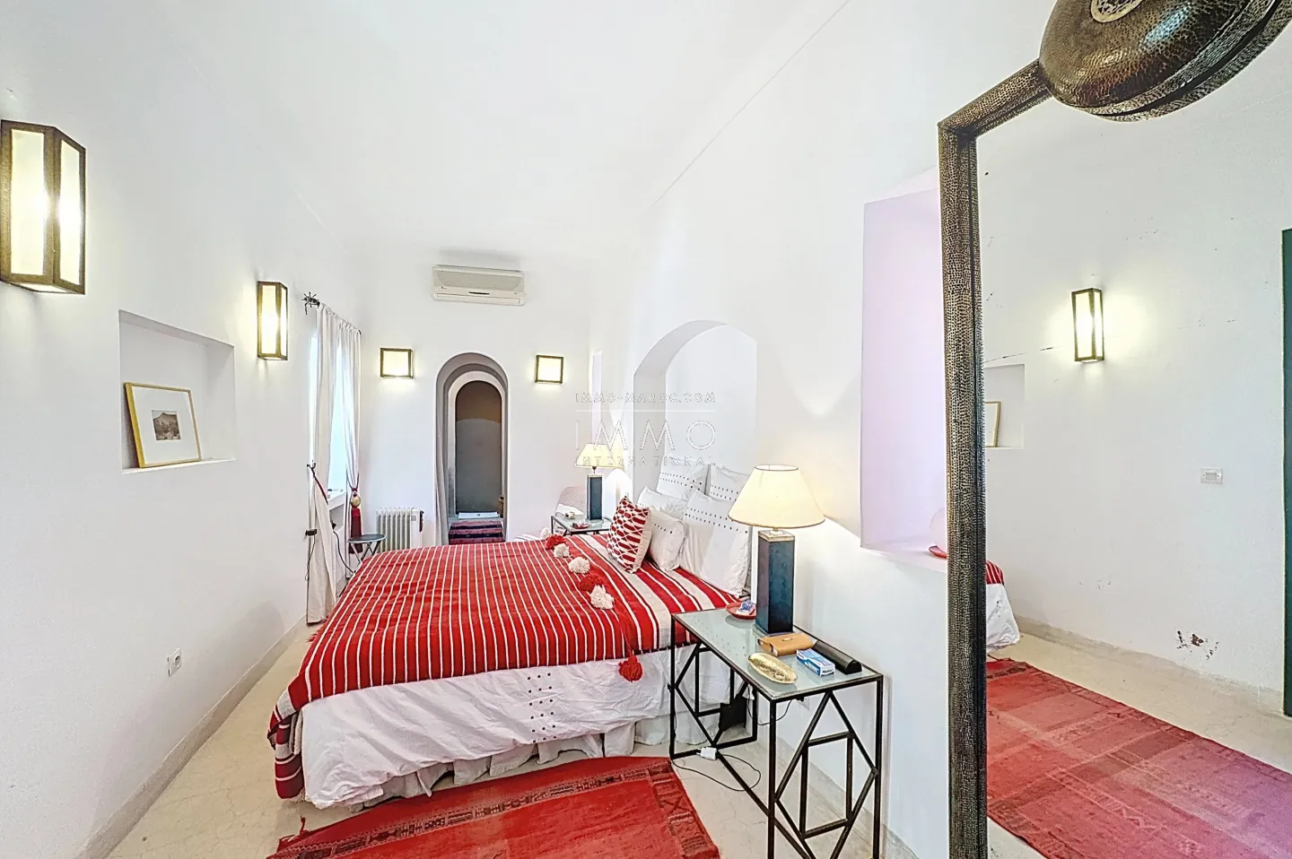 Exceptional riad in marrakech - medina sidi ben slimane, swimming pool, 4 suites, terrace overlooking the atlas mountains