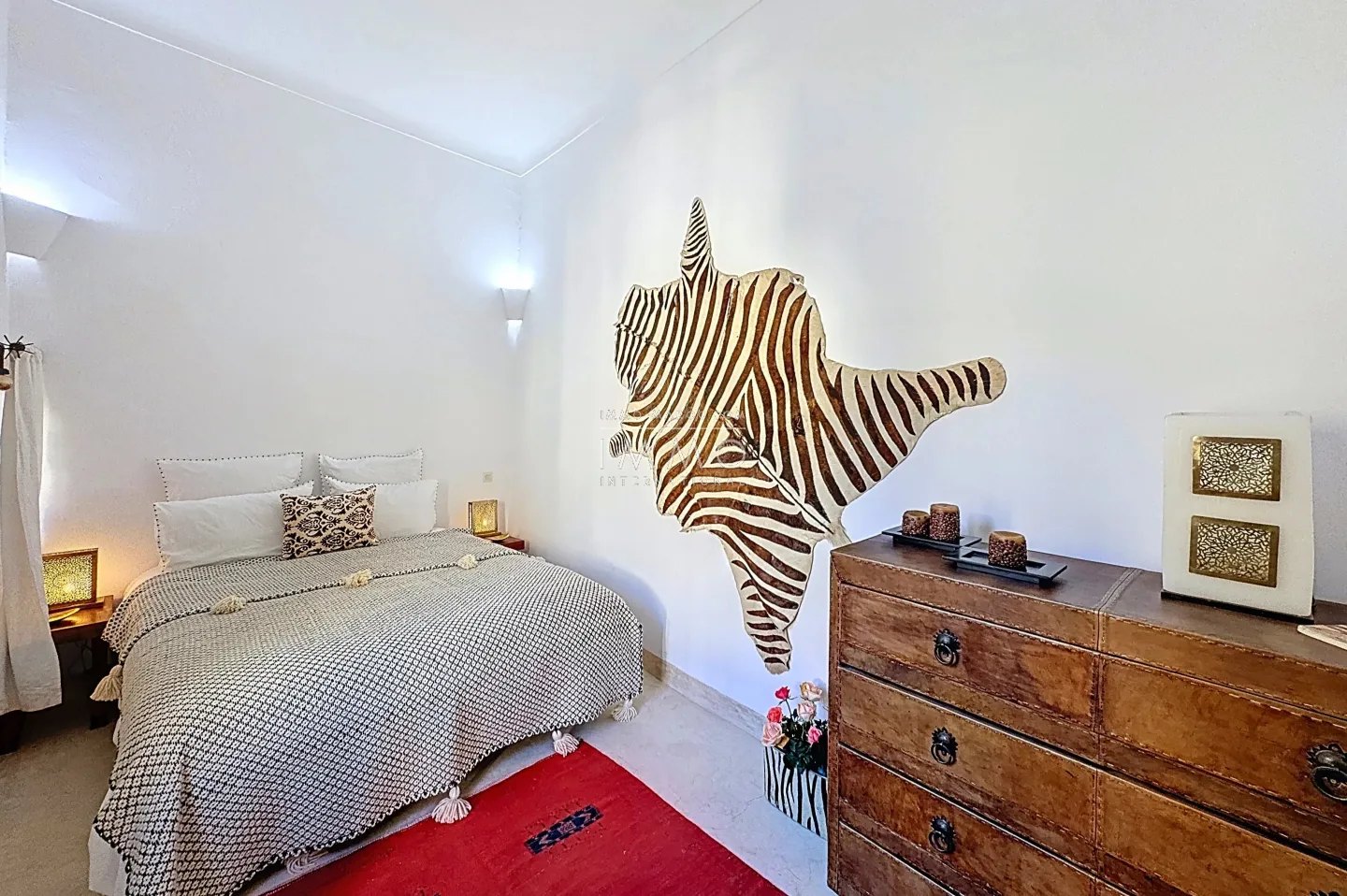 Exceptional riad in marrakech - medina sidi ben slimane, swimming pool, 4 suites, terrace overlooking the atlas mountains