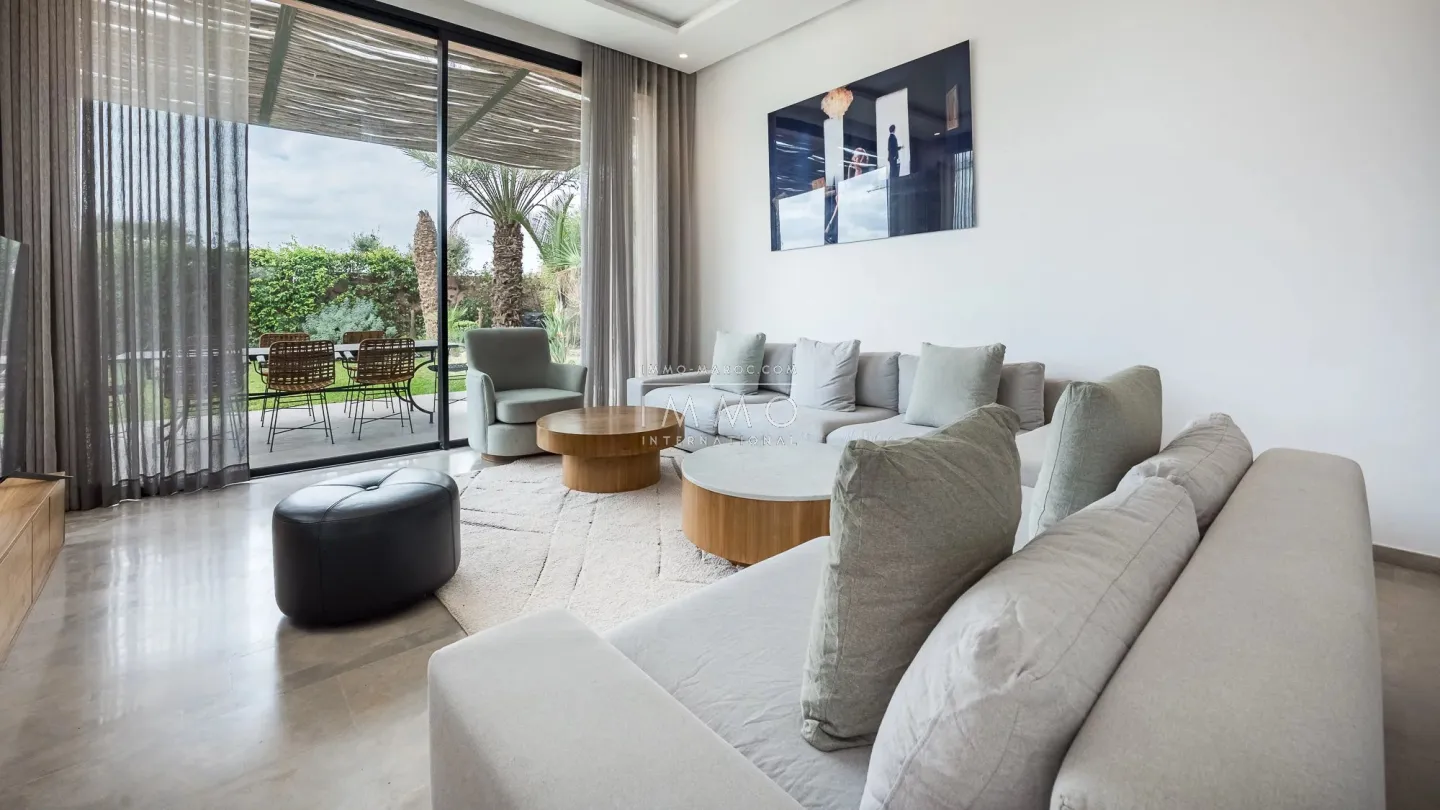 À vendre – villa de luxe meublee avec vue sur le golf amelkis - Photo 4