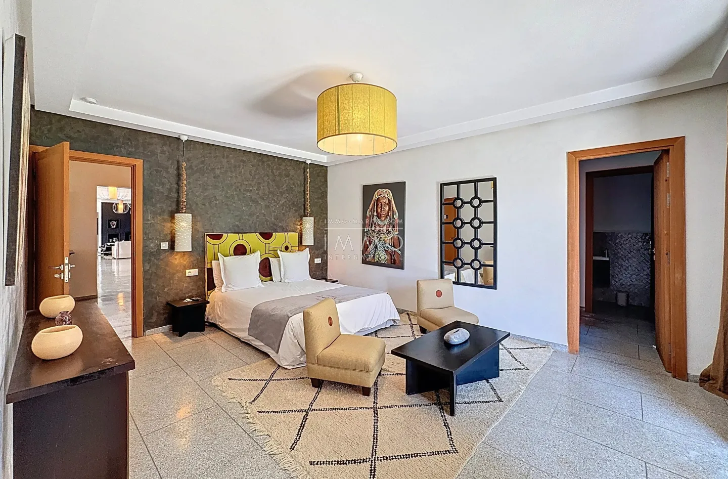 Propriete d’exception a marrakech – villa de prestige 9 suites, piscine chauffee et court de tennis - Photo 17