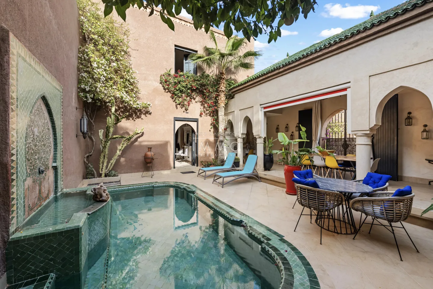 Superbe villa riad a vendre au cŒur de la palmeraie de marrakech - Photo 1