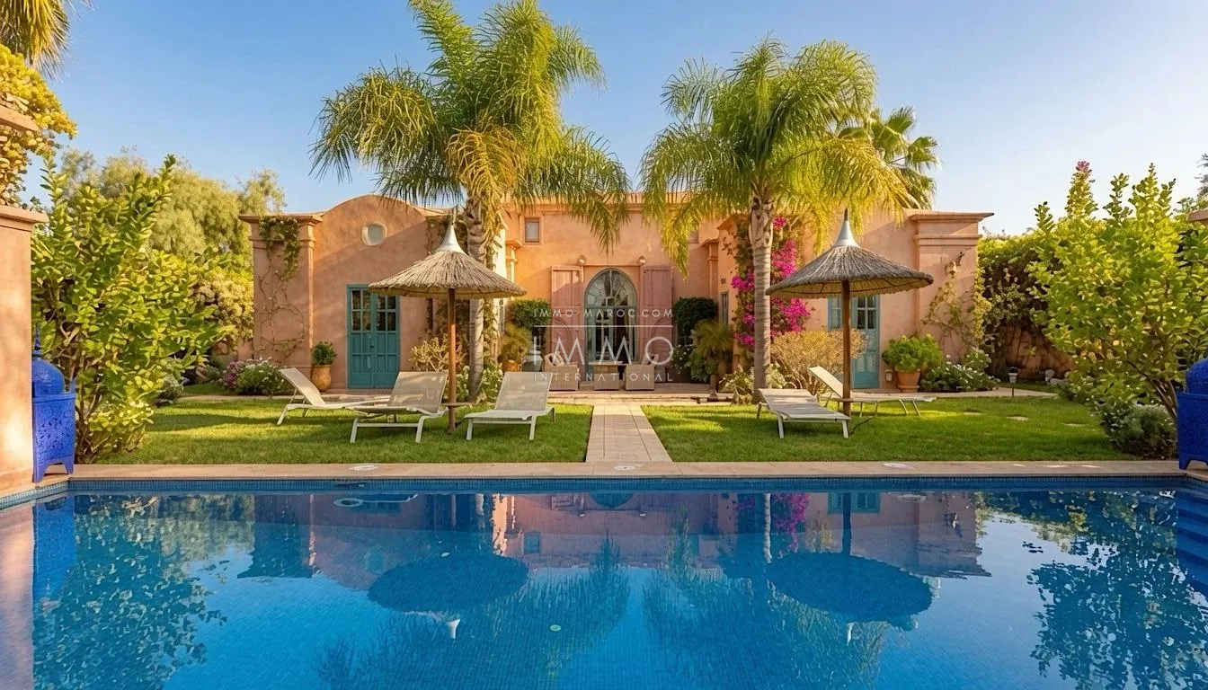 Propriété d'exception à marrakech – villa charles boccara sur 1 000 m² de terrain - Photo 1