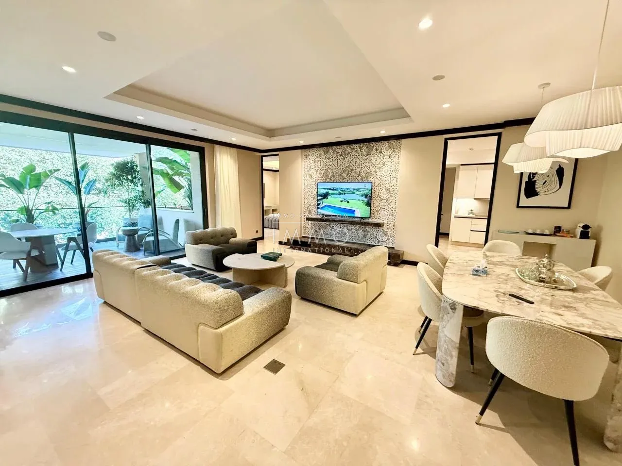 Appartement contemporain meublé sur m avenue - 4 seasons marrakech - Photo 5