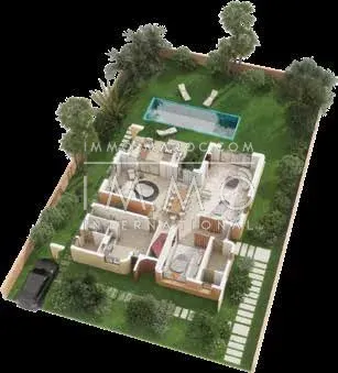 Villa contemporaine de 4 suites avec piscine et vue atlas – route d’amizmiz - Photo 8