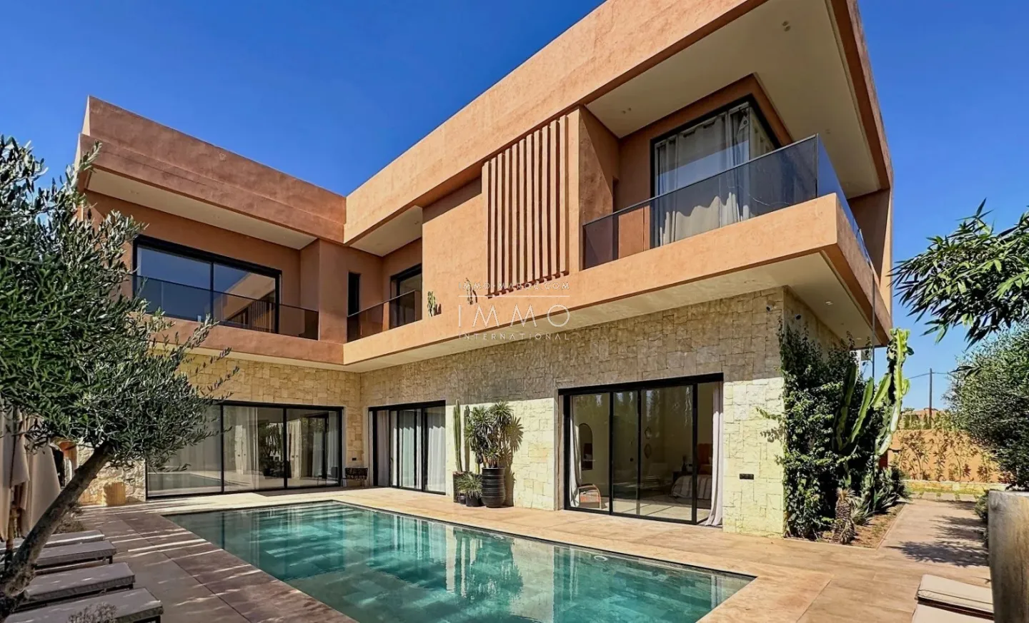 Élegante villa contemporaine 4 chambres – golf de noria, marrakech - Photo 1