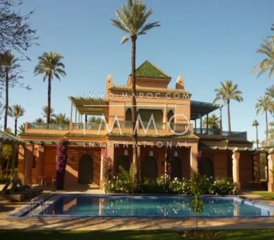 House for sale prestigious house Marrakech Palmeraie