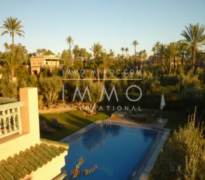 Sale house luxury property Marrakech Palmeraie