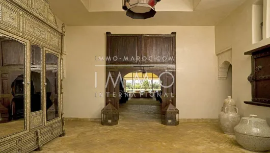 Villa for sale prestigious house Marrakech Exterior Route Sidi Abdallah Ghiat
