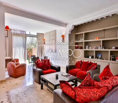 Appartement rez de jardin avec piscine à Marrakech 