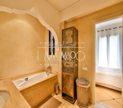 Appartement rez de jardin avec piscine à Marrakech 