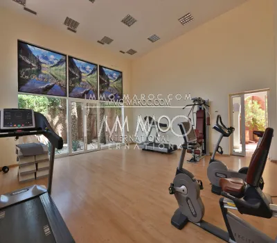 Appartement rez de jardin avec piscine à Marrakech 