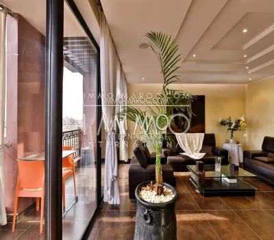 Buying apartment sleek Moroccan Marrakech Hivernage